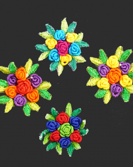 Embroidry Rose Flower