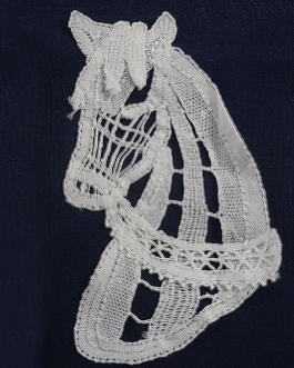 Lace Work Horse Head