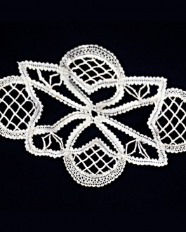 Lace Work Small Round Table Mat