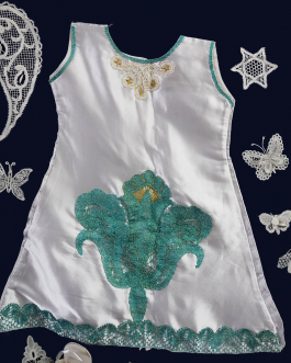 Lace Work Baby Frock