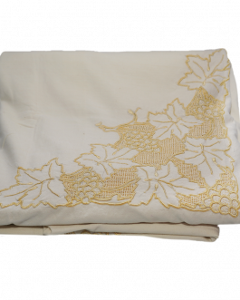 Hand Embroidery Queen Size Bed Spread Cut work Design