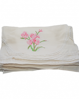 Hand Embroidery Different design sofa back set side chair with sitting cloth