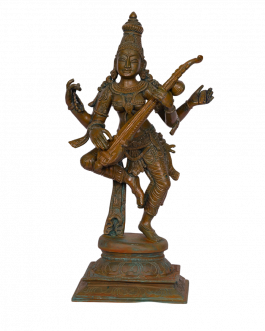 Bronze Natiya Saraswathi