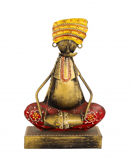 Black Metal Assorted Figure