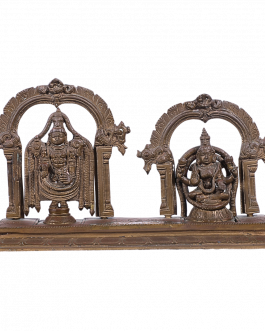 Bronze Balaji with Amman set