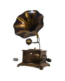 Brass Gramophone