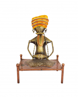 Black Metal Assorted Figure