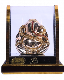 Brass Golden Ganesh MDF