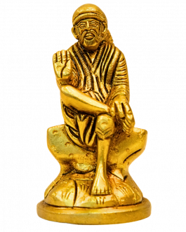 Brass Sai Baba Statue