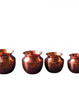 Copper Lota set of 4