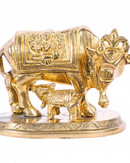 Brass Cow and calf