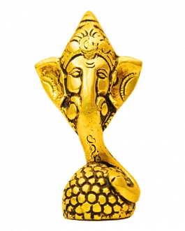 Brass Vinayagar Face without Stone