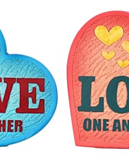 Fiber Love one another hearts