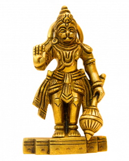 Brass Hanuman Standing Staute