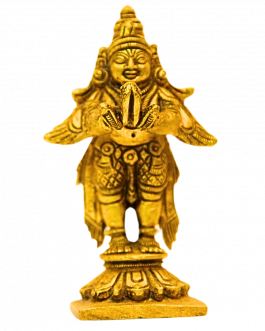 Brass Garuda Standing Statue