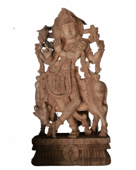 Vaagai wood Cow Krishna