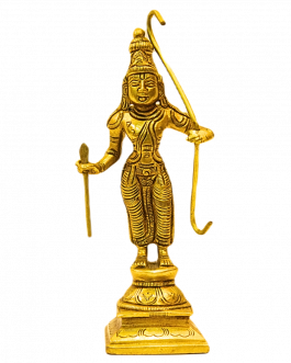 Brass Ramar Standing Statue