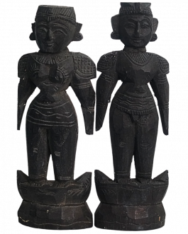 Wood Marapatchi Doll Set Big