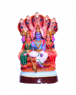 Paper Mache Lakshmi Narayan