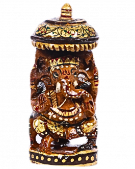 White Wood Ganesh