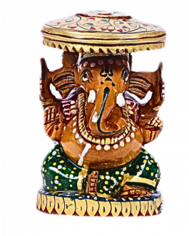 White Wood Ganesh