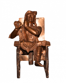 Bronze Sitting Krishna