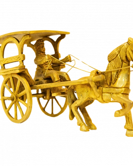 Brass Horse Cart