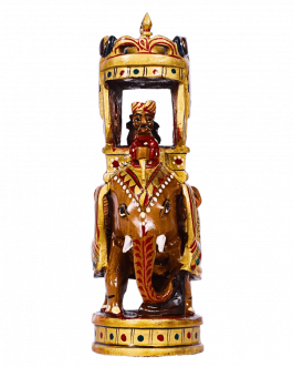 White Wood Ambari Painted