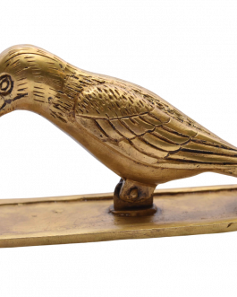 Brass Door Handle (wood peckers)