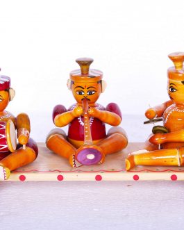 Wood  3 Pcs Music Set