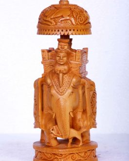 White wood 10 Inch Ambari Houdhar