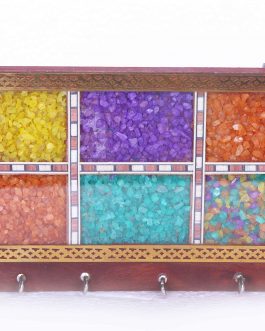 Wood 8*4 Key Stand Moto