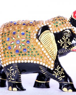 Wood 6 Inch Elephant Salamander