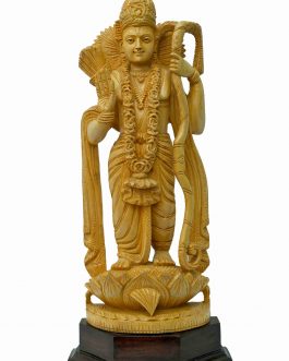 White Wood Ramar statue