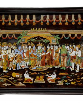 48 X 72 Inch Rosewood Srinivasa Kalyanam