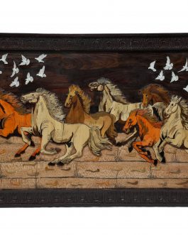 36X60 Inch Rosewood Horse Panel