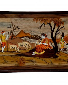 18X30 Inch Rosewood Goat Shepered Panel
