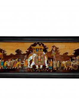 60X18 Inch Rosewood Dasara Proscession Panel