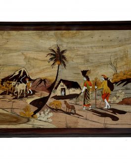 24X36 Inch Rosewood Village Scenery Panel