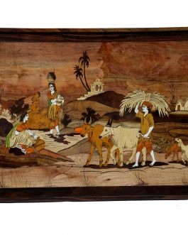 24X36 Inch Village Scenery Panel