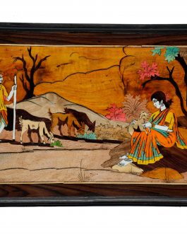 18X30 Inch Rosewood Goat Shepherd Panel