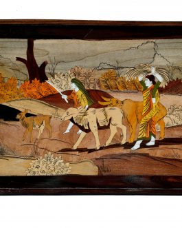 18X30 Inch Rosewood Goat Shepherd Panel