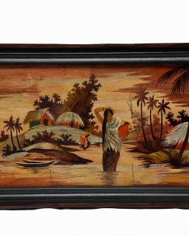 18 Inch Women With Pot Panel