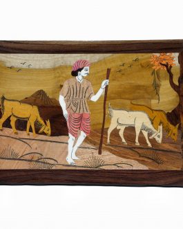 10X15 Inch Rosewood Goat Shepherd Panel