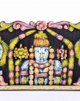 Wood Carving Balaji Panel
