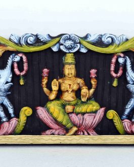 Wood Carving Ganesh Panel