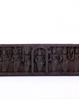 Wood Carving Dasavatharam Panel