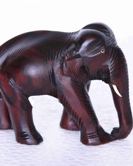 Rose Wood Elephant 3 inch