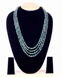 Precious Malai Natural Emerald Malai (4 ST ring)