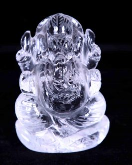 Natural Semiprecious Spatika Ganesh